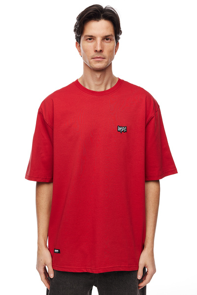 Koszulka Mass Denim Signature Patch T-shirt - czerwona