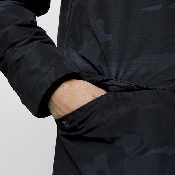 Mass DNM kurtka zimowa District Jacket Parka - black camo