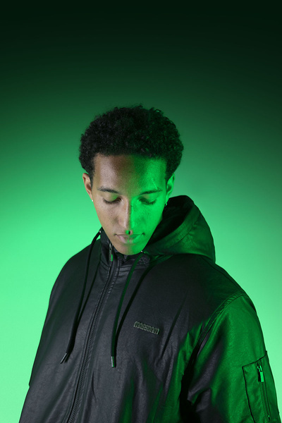 Mass DNM kurtka zimowa Jacket Flyer Quilted - czarna