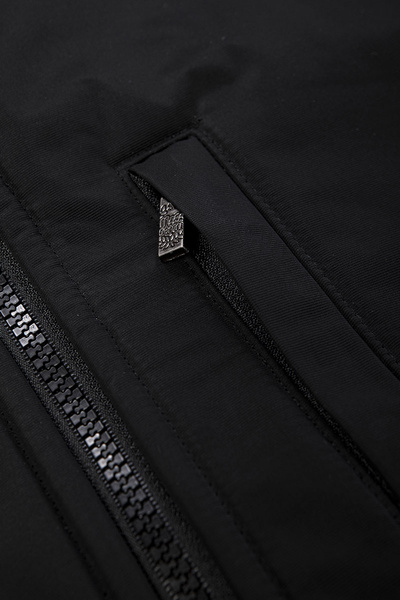 Kurtka polarowa Mass Denim Berg Polar Fleece - czarna