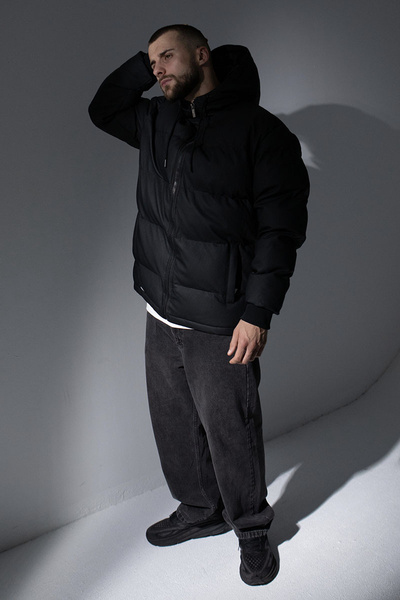 Mass DNM kurtka zimowa Jacket Empire Hoody - czarna