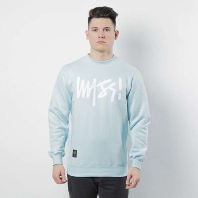 Mass DNM bluza Sweatshirt Crewneck Signature - light blue