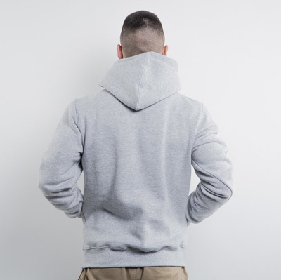 Mass Denim bluza hoody Weed Time light heather grey