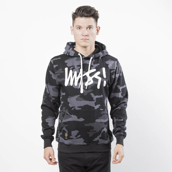 Mass DNM bluza Sweatshirt Hoody Signature - black camo