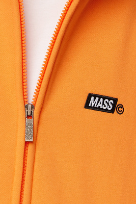 Mass DNM bluza Sweatshirt Mini Box Zip Hoody pomarańczowa