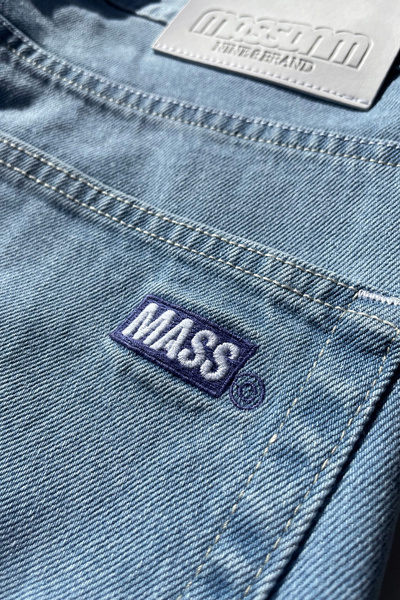 Mass DNM szorty Box Jeans Shorts relax fit - jasnoniebieskie