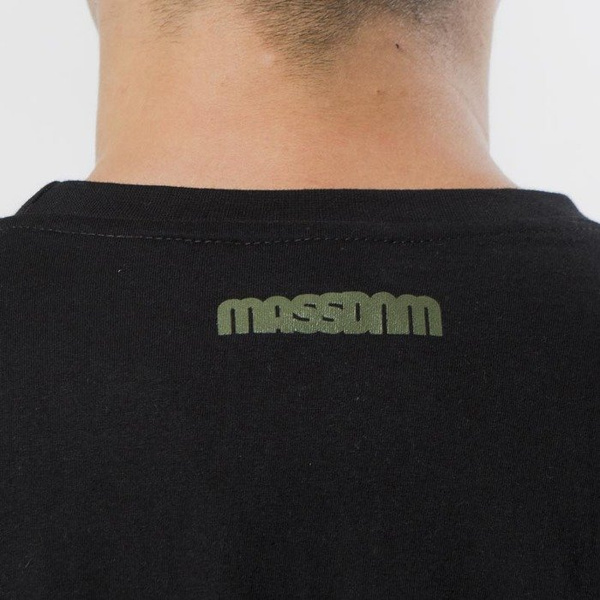 Mass DNM koszulka T-shirt Half Camo - black
