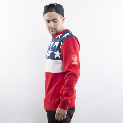 Mass Denim bluza Washington crewneck red