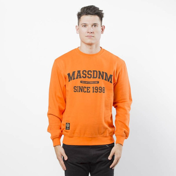 Mass DNM bluza Sweatshirt Crewneck Campus - orange