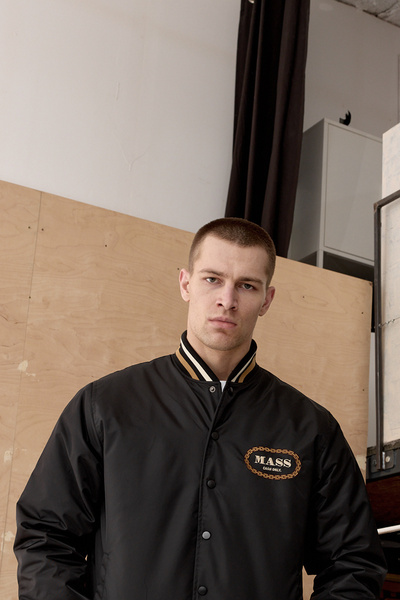 Mass DNM kurtka Round Two Baseball Jacket - czarna