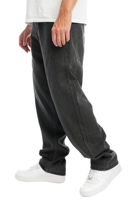 Mass DNM spodnie Jeans Craft Baggy Fit - sprane czarne