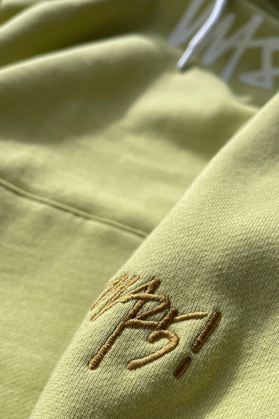 Mass DNM bluza Sweatshirt Signature Anniversary Hoody - piaskowa