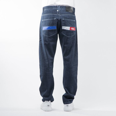 Mass Denim spodnie jeans Hello regular fit dark blue