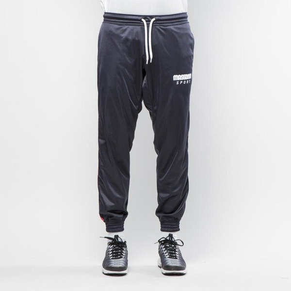 Mass DNM spodnie dresowe Trackpants Stripe - navy / red QUICKSTRIKE