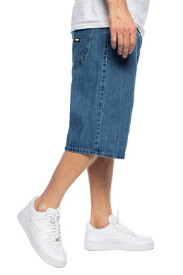 Mass DNM szorty Block Jeans Shorts baggy fit - niebieskie