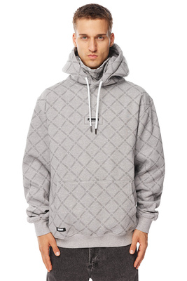 Mass DNM bluza Sweatshirt Monogram Hoody szara