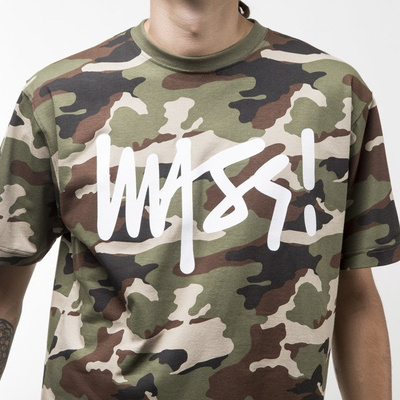 Mass Denim koszulka t-shirt Signature woodland camo