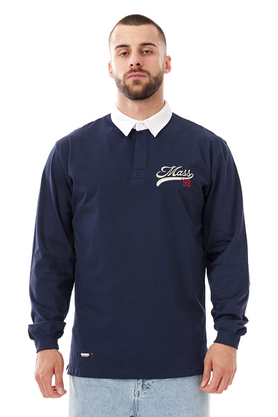 Mass DNM koszulka longsleeve Prospect Polo Longsleeve - granatowa