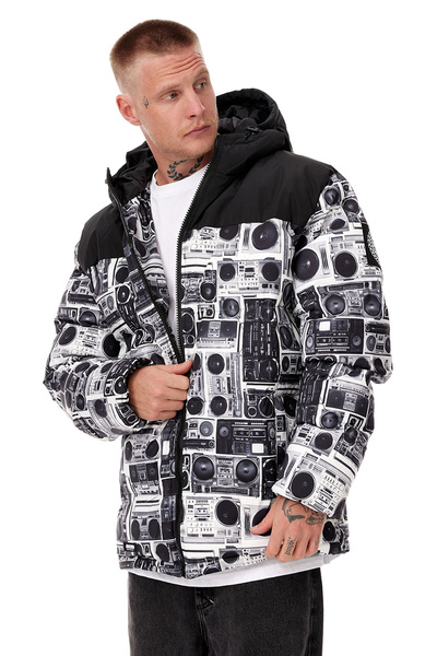 Mass DNM kurtka zimowa Jacket Empire Hoody - szara