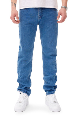 Mass DNM spodnie Signature 2.0 Jeans Tapered Fit - niebieskie