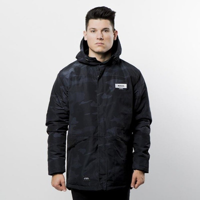 Mass DNM kurtka zimowa District Jacket Parka - black camo