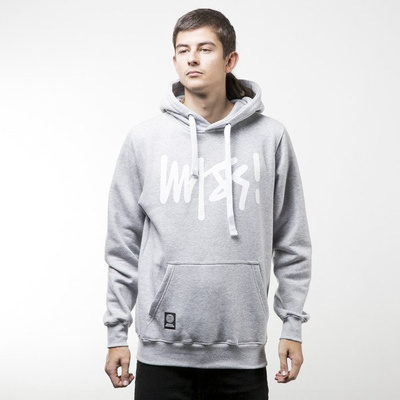 Mass Denim bluza sweatshirt Signature hoody light heather grey