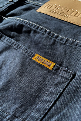 Mass DNM szorty Slang Shorts baggy fit - granatowe