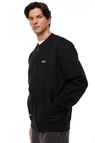 Mass DNM bluza Sweatshirt Signature Patch Baseball - czarna