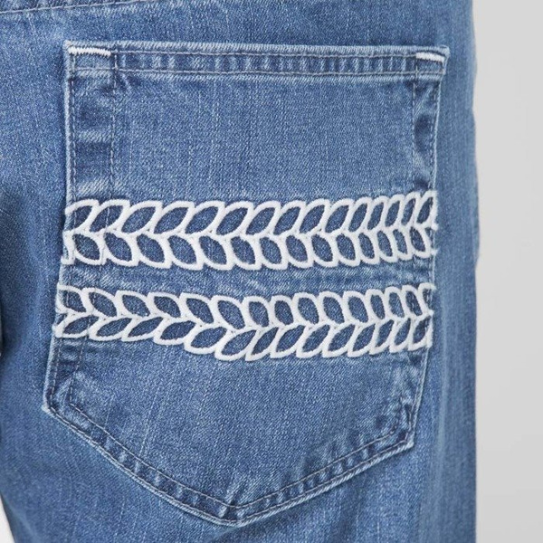 Mass Denim spodnie jeans Legendary straight fit blue SS2017