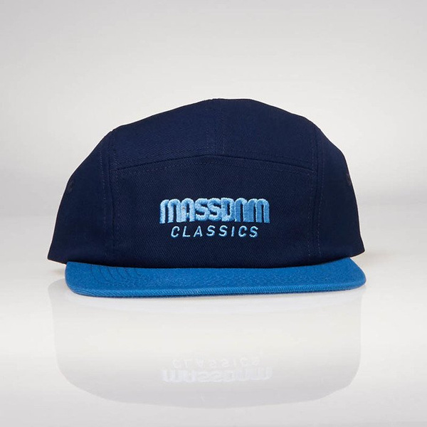 Czapka strapback Mass Denim 5 Panels Cap Classic Cut navy / blue SS 2017