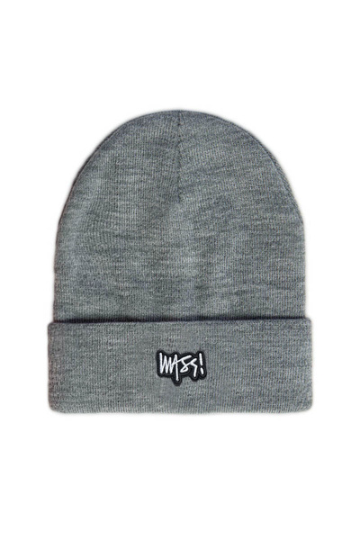 Mass DNM czapka zimowa Signature Patch Beanie - szara