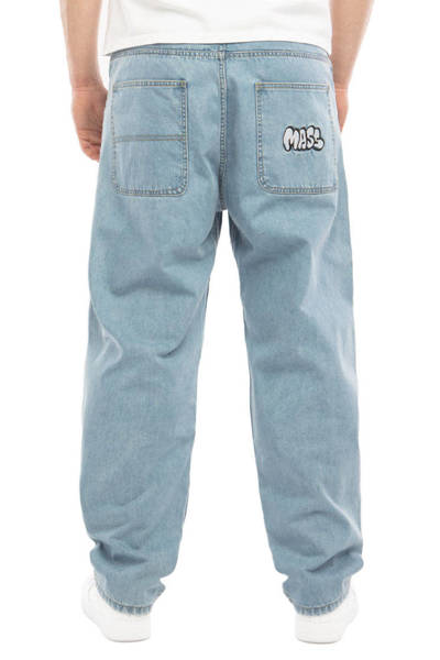 Mass DNM spodnie Jeans Bulb Baggy Fit - niebieskie