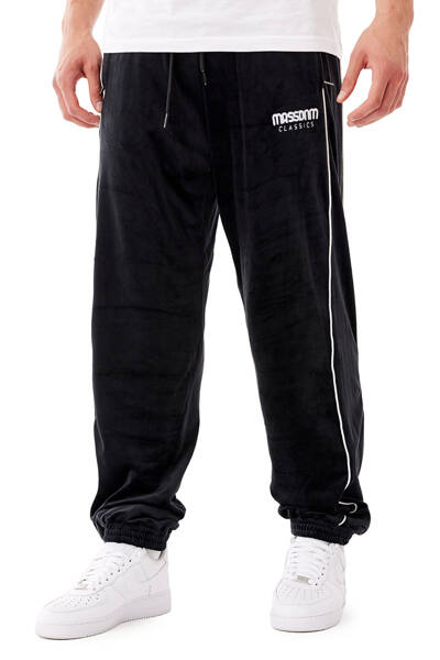 Mass DNM spodnie dresowe Classic Cut Baggy Fit Sweatpants - czarne