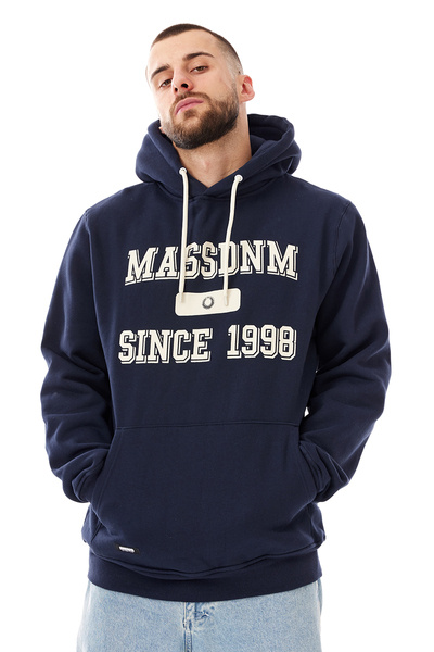 Mass DNM bluza Sweatshirt Campus Hoody - granatowa