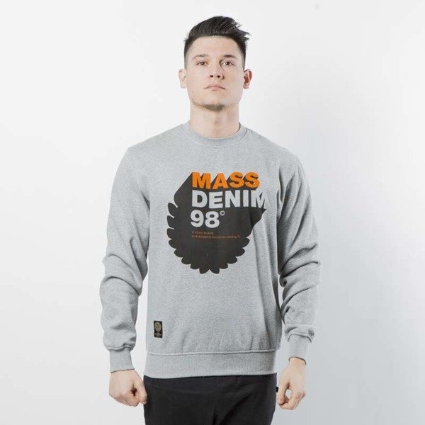 Mass DNM bluza Sweatshirt Crewneck Reallocation - light heather grey