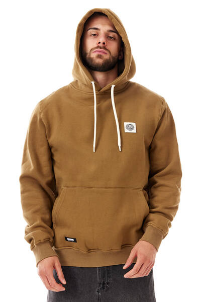 Mass DNM bluza Sweatshirt Patch Hoody - brązowa