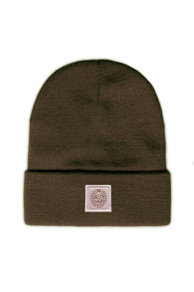 Mass DNM czapka zimowa Patch Beanie - brązowa