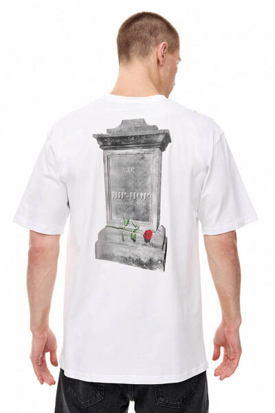 Mass DNM koszulka Gravestone T-shirt - biała