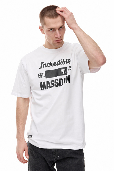 Mass DNM koszulka Incredible T-shirt - biała