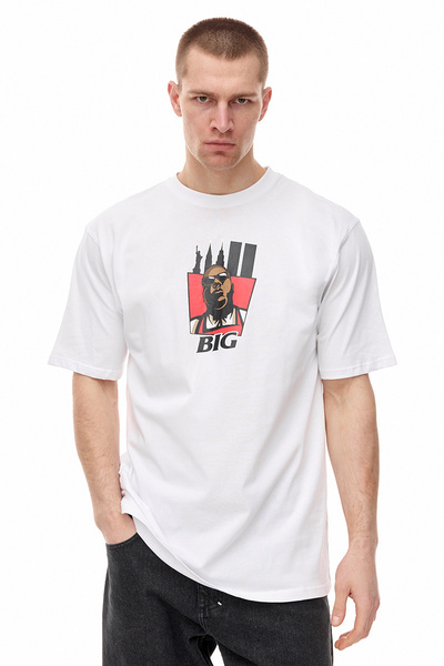 Mass DNM koszulka Logo Big T-shirt - biała