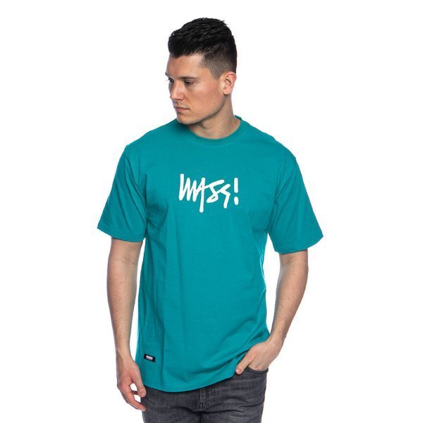 Mass DNM koszulka Signature Medium Logo T-shirt - turkusowa
