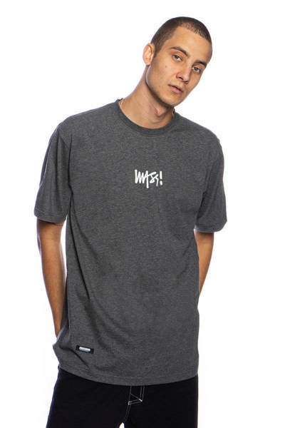 Mass DNM koszulka Signature Small Logo T-shirt szara