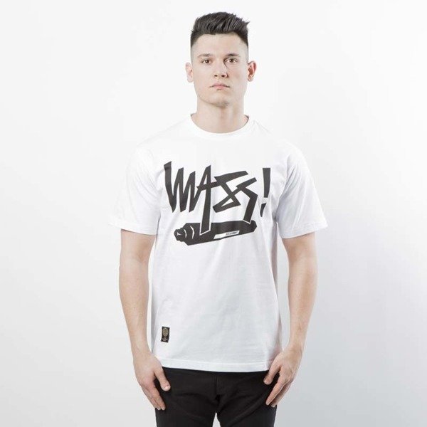 Mass DNM koszulka T-shirt Marker - white
