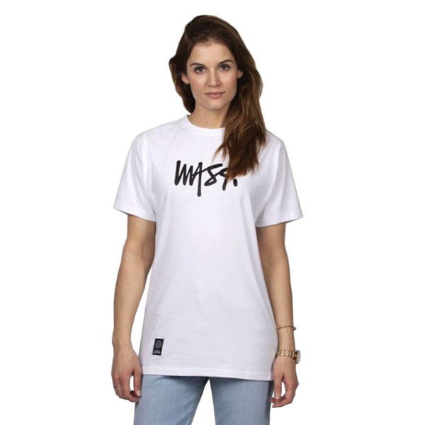 Mass DNM koszulka damska Signature Medium Logo white