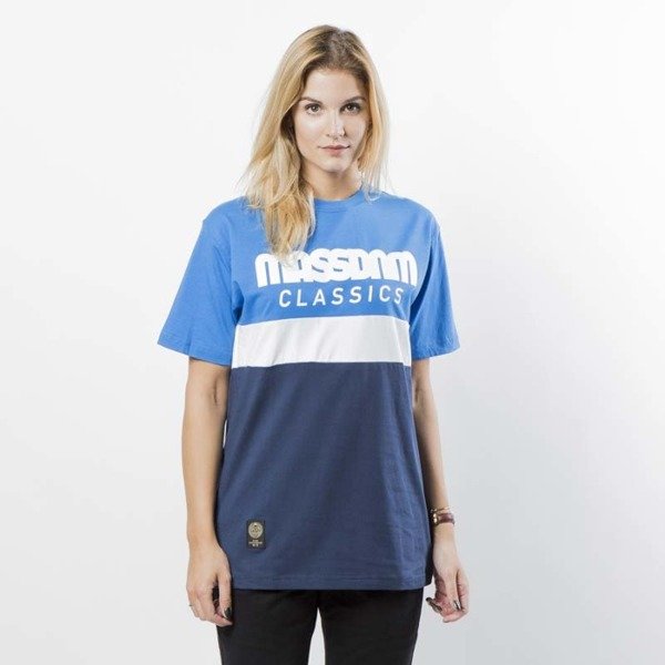 Mass DNM koszulka damska T-shirt Respect WMNS - blue / navy