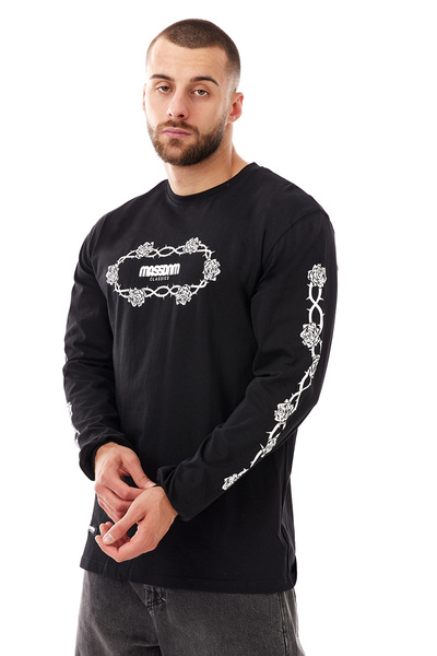 Mass DNM koszulka longsleeve Spine Longsleeve - czarna