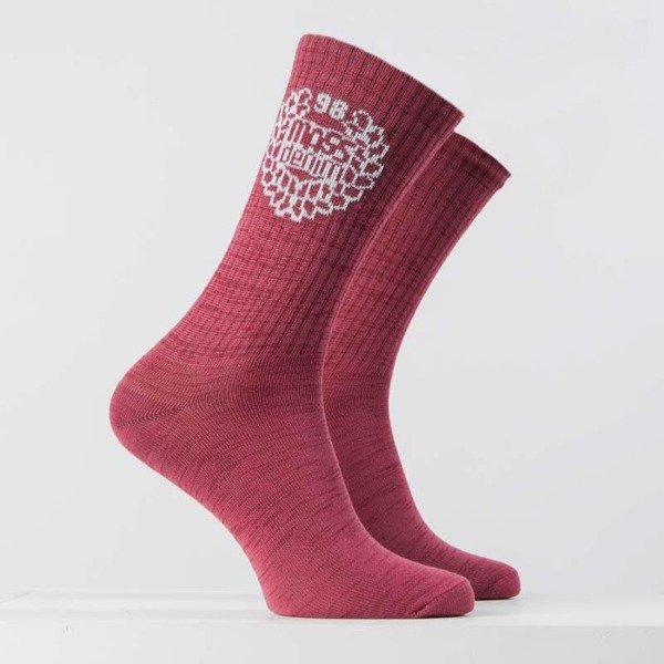 Mass DNM skarpety Socks Base - heather claret