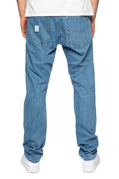 Mass DNM spodnie Base Jeans Regular Fit - jasnoniebieskie