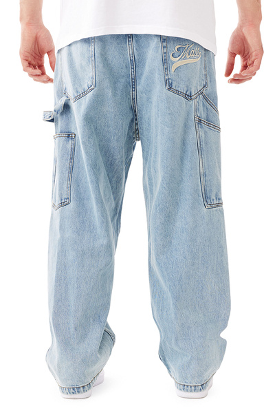 Mass DNM spodnie Jeans Prospect Extra Baggy Fit - niebieskie