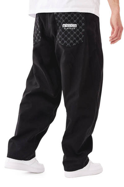 Mass DNM spodnie Pants Nexus Extra Baggy Fit - czarne